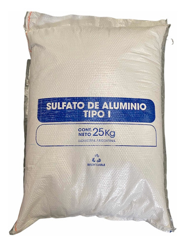 Sulfato De Aluminio X Bolsa 25 Kg Clarificador Envio Gratis!