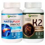 Kit Vitamina K2 Colágeno Tipo Ii Ácido Hialurônico Magnésio