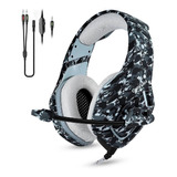 Audifonos Gamer Onikuma K1 B Camouflage Grey