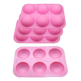 Meia Bola Esfera Silicone Bolo Molde Molde Decoração 7221