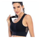 Top Deportivo Importado - Negro Ideal Para Training - Gym