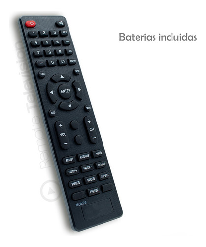 Control Remoto Pantalla Mover Mexico + Pilas