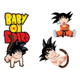 Dragon Ball Goku Stickers Calcomanias Auto Babe A Bordo Baby