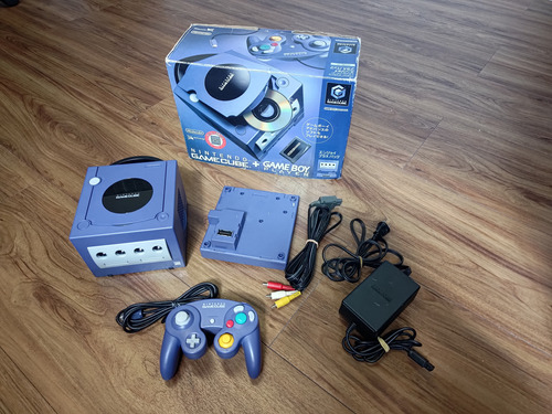 Nintendo Gamecube + Game Boy Player Completo Três Cores Disponíveis  Desbloqueado