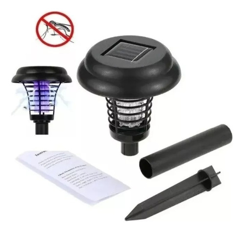 Lampara Luz Solar Mata Mosquitos Insectos Masca Uv 2 Modos