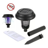 Lampara Luz Solar Mata Mosquitos Insectos Masca Uv 2 Modos