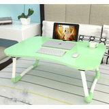 Mesa Plegable Portátil Para Laptop/cama Multiusos Escritorio Color Verde Claro