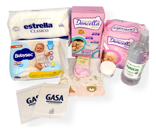 Set Higiene Bebe - Cuidado Del Bebe - Ideal Mamá Post Parto