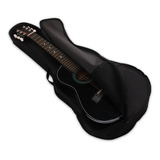 Funda Para Guitarra Acustica Semirigida 104cms Negro