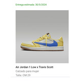 Jordan 1 Low Travis Scott Canary 29cm