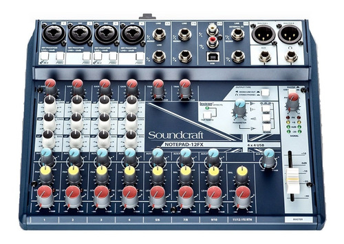 Soundcraft Notepad 12fx Consola Mixer Sonido Canales Efecto