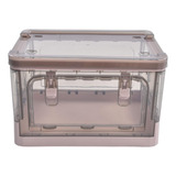 Stackable Storage Box 4 Wheels 35l Plastic Storage Box With