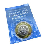 Blister 20 Pesos Fuerza Aerea Mexicana Conmemorativa