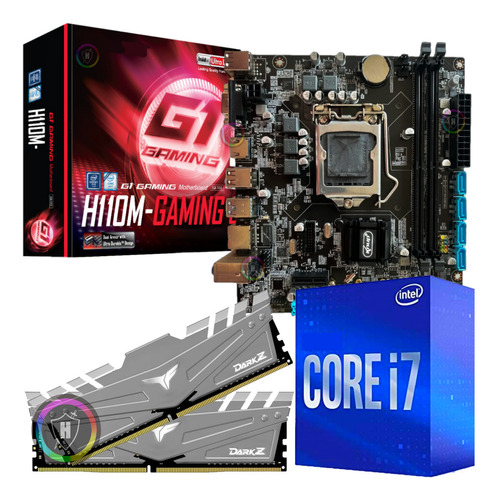Kit Pc Gamer - Intel Core I7 4.0ghz + H110m + 16gb Ram Ddr4