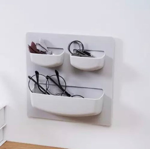 Organizador De Pared Autoadhesivo Largo Multiuso Premium