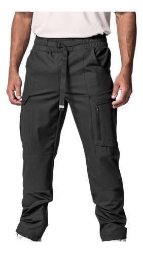 Pantalón Jogger Cargo Casual Multibolsillos For Hombre