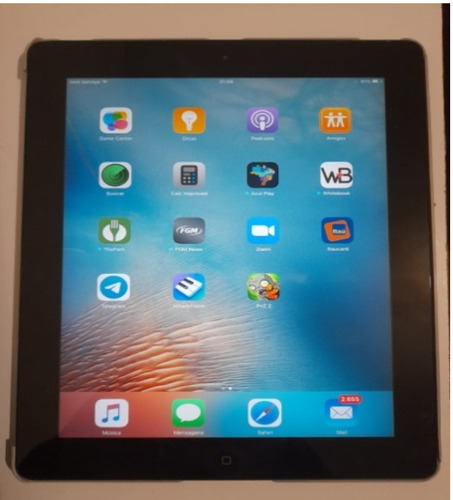 iPad  2 A1396  32gb Preto E 512mb De Memória Ram