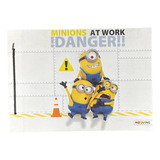 Carpeta N5 Dos Tapas Minions - Mooving Color Minions At Work Danger