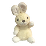 Peluche De Conejo Conejito Liebre De Pradera Pequeño 20cm Color Blanco