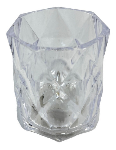 Pack 12 Lámpara Led Taza Cristal De Mesa Diamante 4.5x5.5 Cm