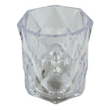 Pack 12 Lámpara Led Taza Cristal De Mesa Diamante 4.5x5.5 Cm