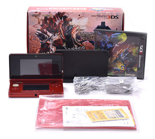 Consola Nintendo 3ds Monster Hunter Tri 3g En Caja Japonesa