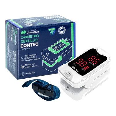 Oximetro De Pulso De Dedo Adulto Pediatrico Digital Portatil Color Blanco | MercadoLibre