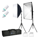 Julius Studio Softbox - Kit De Iluminación De 800 W Con Ench