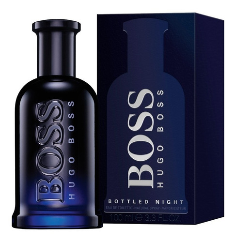 Perfume Hugo Boss Bottled Night 100 Ml - L a $2600