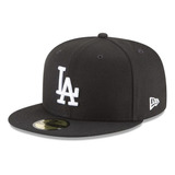 Gorra Los Angeles Dodgers Classic Negra Mlb 59fifty Cerrada