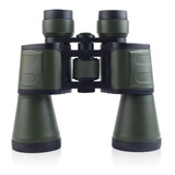 Binoculares Verde Militar 20x50 Multifuncional Con Estuche