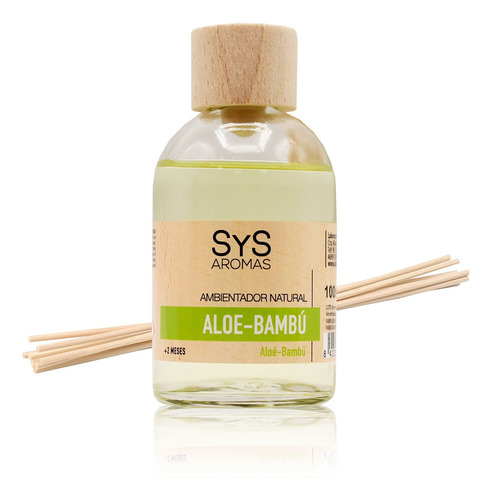 Aromatizante Difusor Mikado Bambú-aloe 100ml + Envío, Sys 