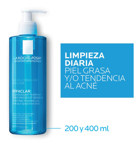 La Roche Posay Effaclar Gel Moussant X 400ml