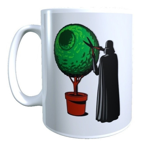 Taza Star Wars Dath Vader Podando Arbol