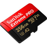 Cartão Memória Sandisk Extreme Pro Micro Sd Xc 256gb 200mb/s