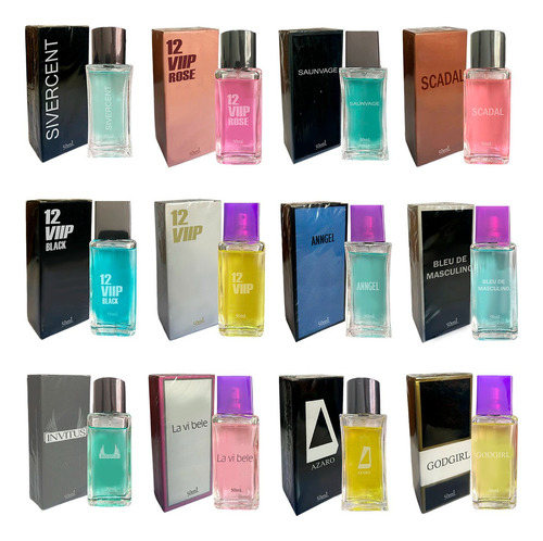 5 Perfume Importado Revenda Masculino Feminino Ref Olfativa