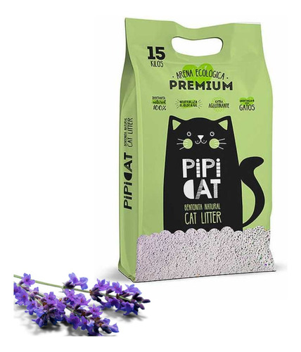 Pipicat Arena Sanitaria Extraglutinante 15 Kg Gato Cocopets 