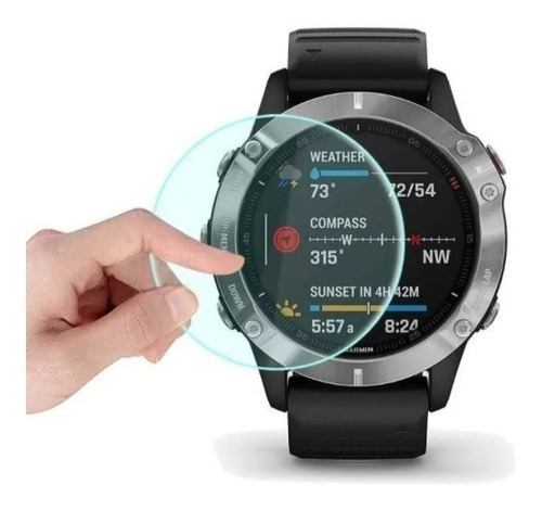 Vidrio Templado Compatible Garmin Fenix 6 - 6 Pro - 6 Zafiro