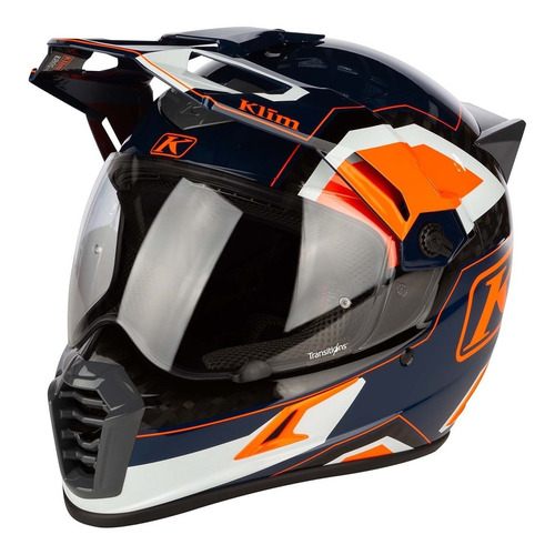 Casco Klim Krios Pro Dual Rally Striking Orange Bamp 