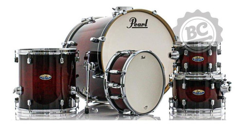 Bateria Pearl Decade Red 20,10,12,14  C/ Caixa (shell Pack)