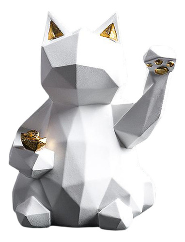 Esculturas Decoración Lucky Cat Figuras De Animales
