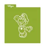 Stencil Luigi - Planilla Decorativa Reusable