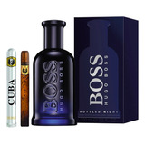 Hugo Boss Bottled Night 100ml Caballero+perfume Cuba 35ml
