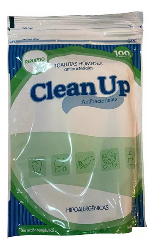 Toallitas Desinfectantes Clean Up X 100 U.