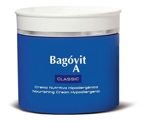 Bagóvit A Classic Crema Nutritiva 200g Vitamina A Estrias Tipo De Envase Pote Fragancia Delicada Tipos De Piel Sensible
