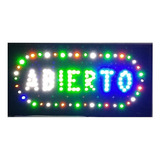 Cartel Led Multicolor Kiosco Abierto Remis