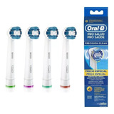 Refil Escova Elétrica Oral B Braun Com 4 Escovas - Original