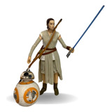 Boneco Figura Star Wars Rey Jedi E Bb-8 Action Figure