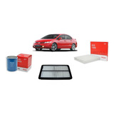 Kit X 3 Filtros Para Honda Civic 2.0 Si Vtec Desde 2007