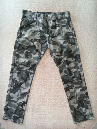 Pantalon Jeans Camuflado Militar Marca Levi's 511